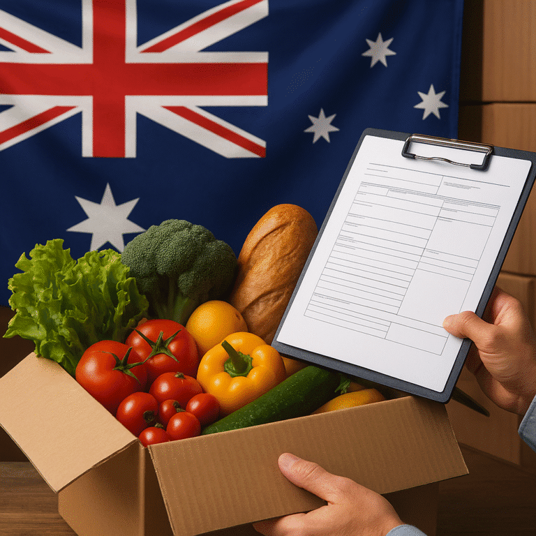 Jak eksportować żywność do Australii