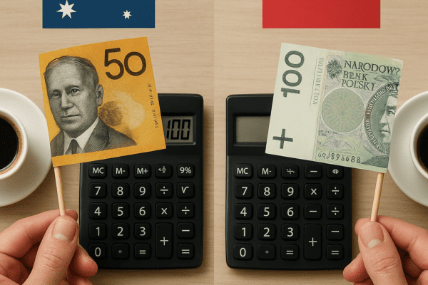 Jakie są różnice w cenach usług między australią a Polską?