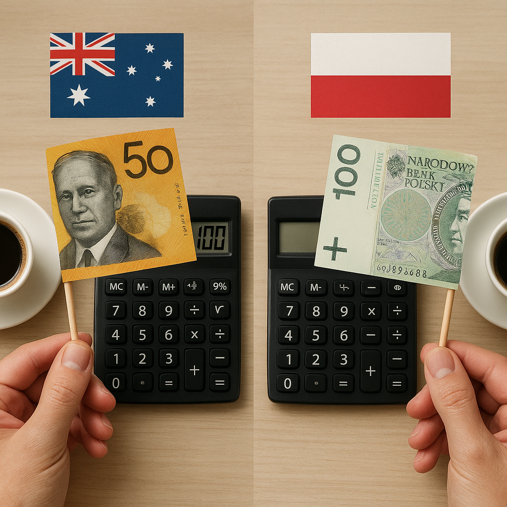 Jakie są różnice w cenach usług między australią a Polską?