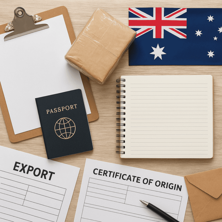 Jakie dokumenty są potrzebne przy eksporcie do Australii