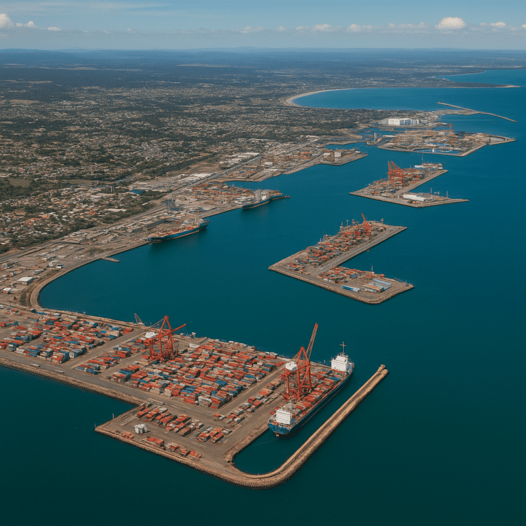 Jakie są główne porty morskie w Australii