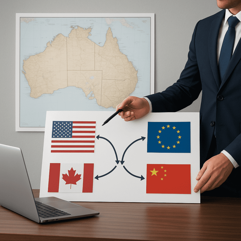 Jakie są najważniejsze umowy handlowe Australii
