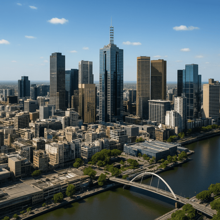 Jakie są największe miasta biznesowe Australii