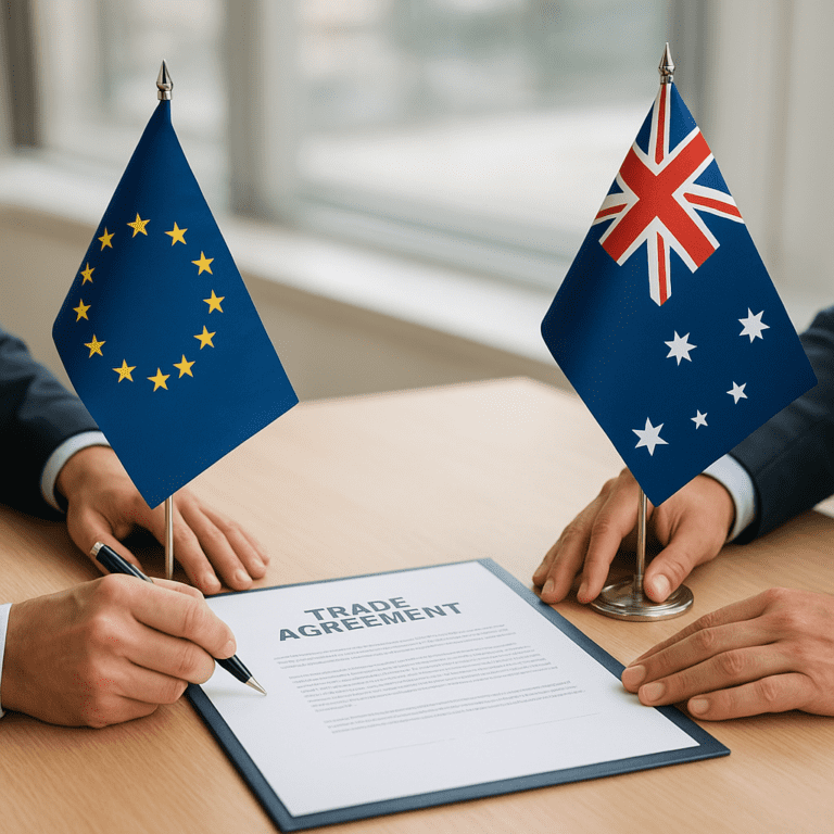 Jakie są korzyści z podpisania umowy handlowej UE–Australia