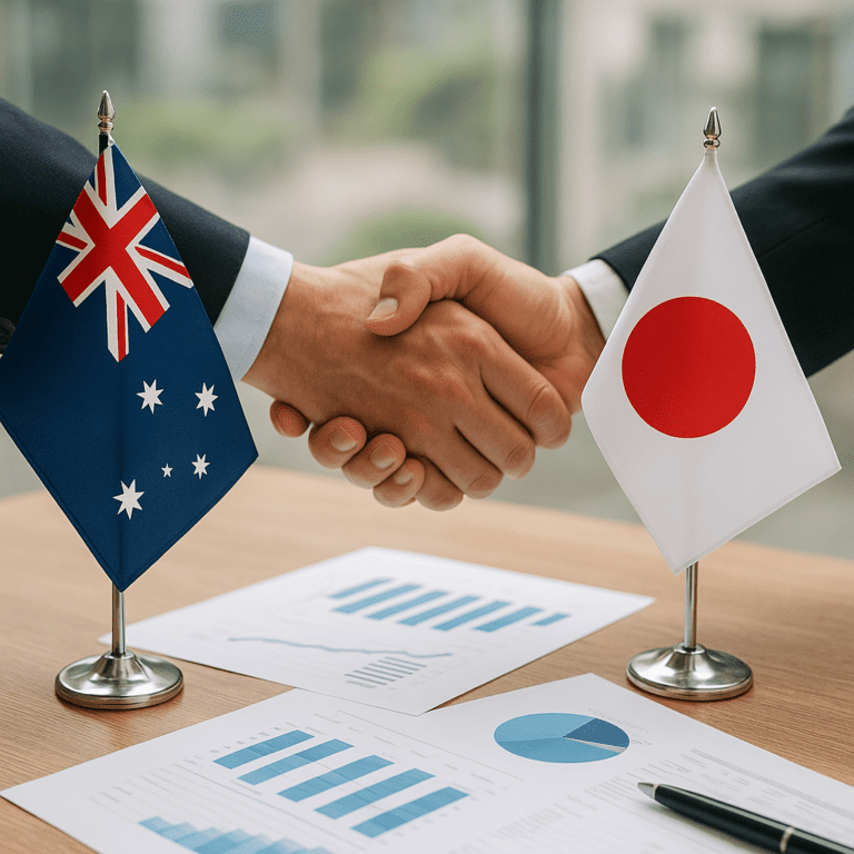 Jak rozwija się współpraca gospodarcza Australii z Japonią