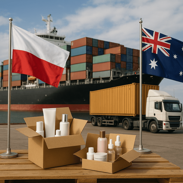 Jak wygląda eksport polskich kosmetyków do Australii