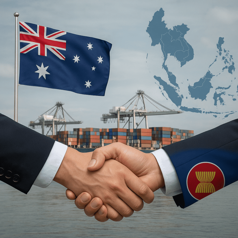 Jak wygląda współpraca handlowa Australii z krajami ASEAN