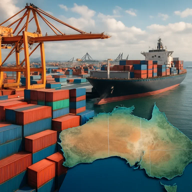 Jakie znaczenie ma Australia w handlu międzynarodowym regionu Pacyfiku